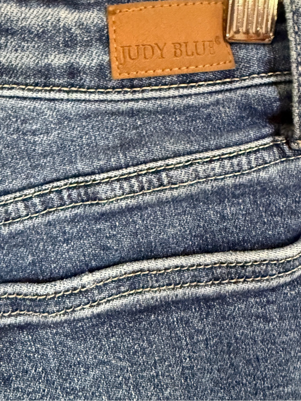 Judy Blue JB88384 Medium Wash High Rise Skinny Jeans Size 15/32 Stretch Denim - Picture 6 of 14